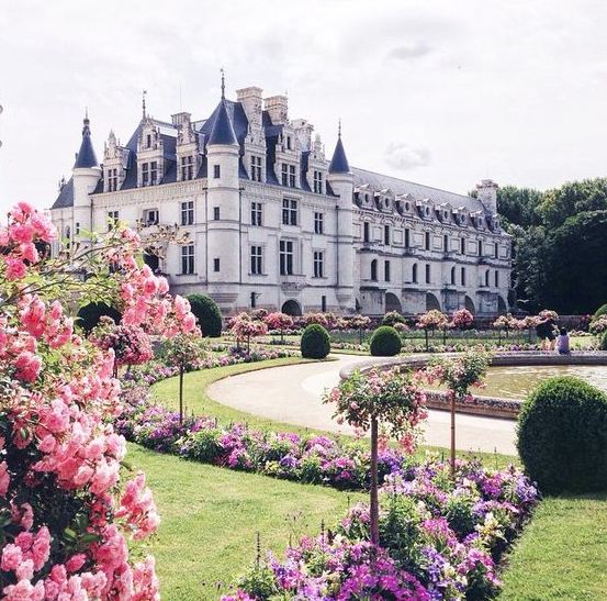Châtau de Chenonceau, Loire Valley, France royal wedding location
