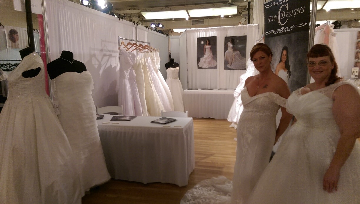 Knot Event FancDesigns Wedding Dress Booth for Curvy Brides