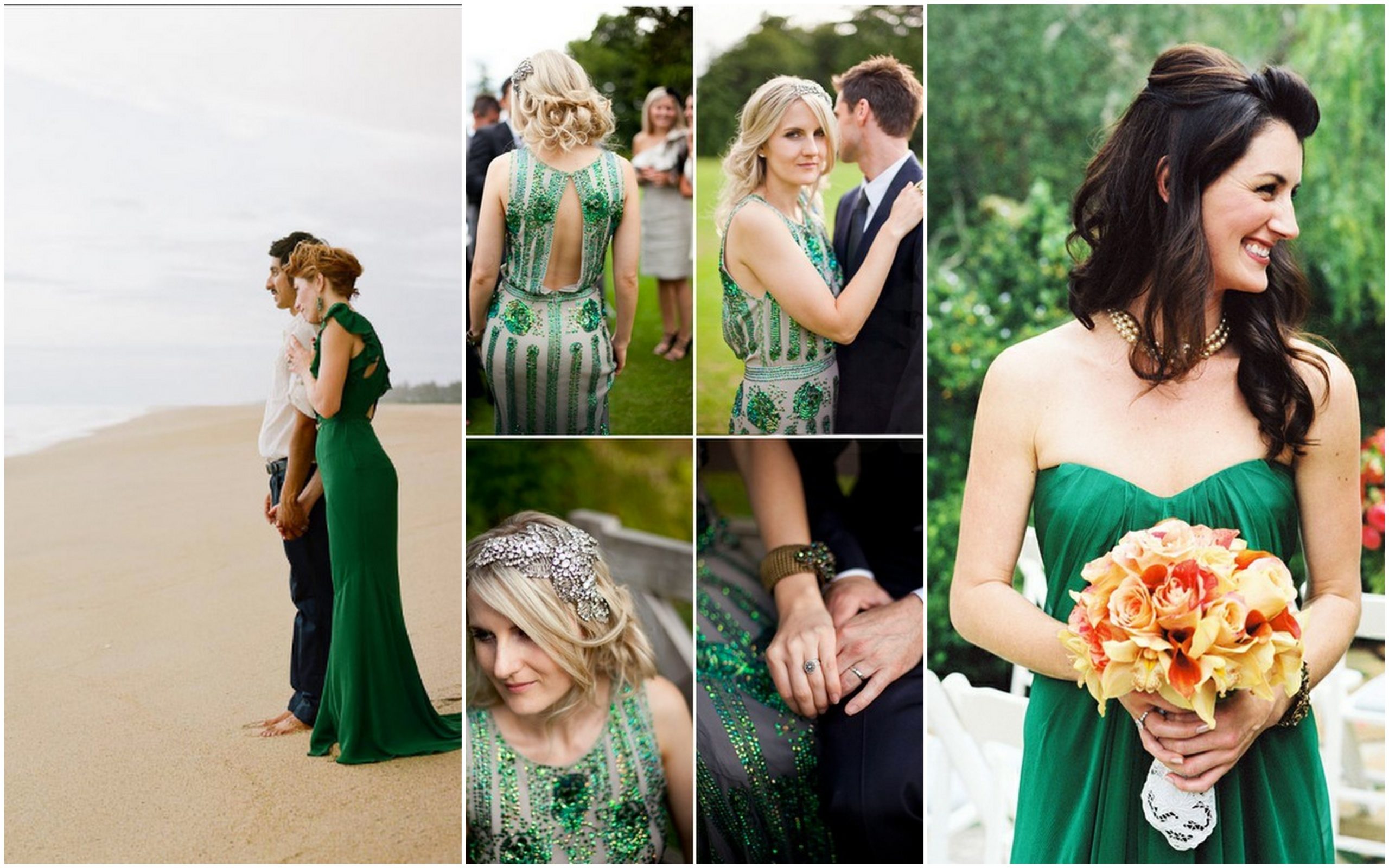 Saint Patrick's Day Inspired Wedding Dresses