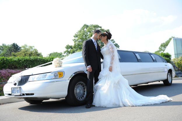 The classic limousine transportation for your wedding